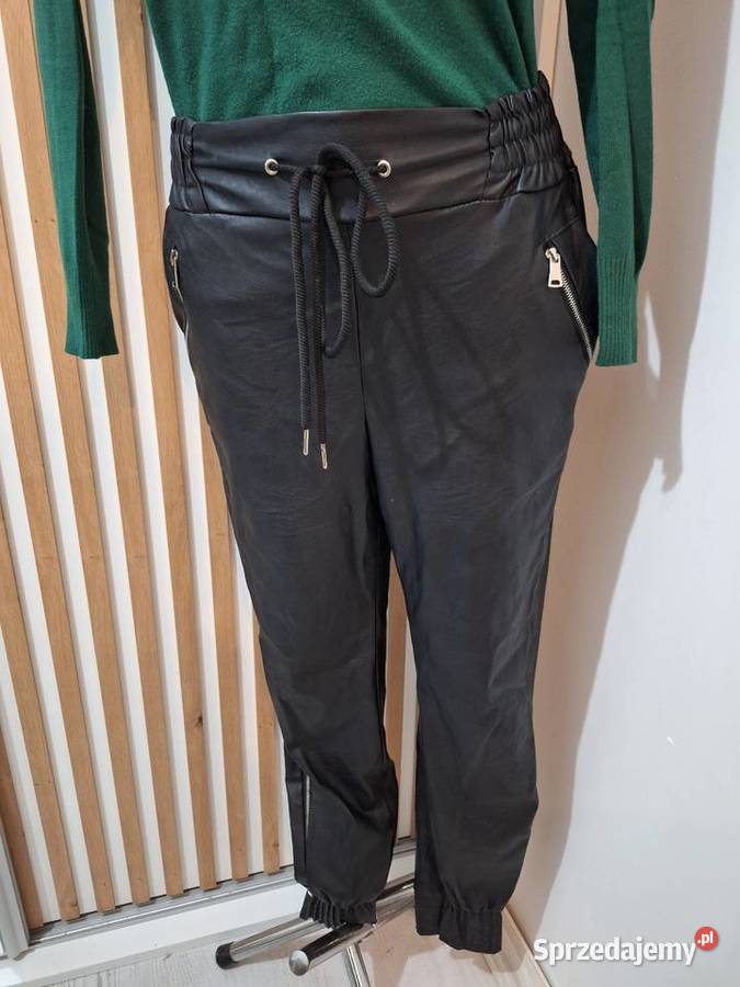 LXL Spodnie eko skórka nowe Długie warmińsko-mazurskie Frombork