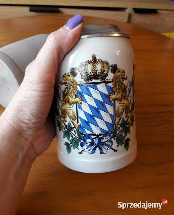 Stary kufel do piwa Niemcy ceramiczny 3 pomorskie Gdynia sprzedam
