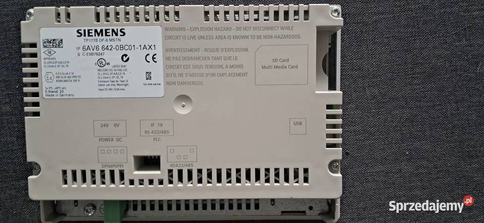 SIEMENS TP177 6AV6 6420BC011AX1 warmińsko-mazurskie Szczytno