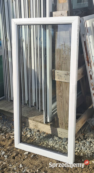 OKNA KacprzaK Witryna 62x125 FIX Używany Orzech Okna ścienne Lublin