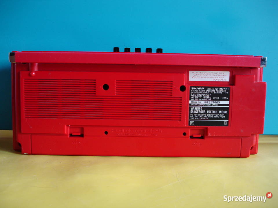 Radiomagnetofon SHARP QT247Y Zielona Góra