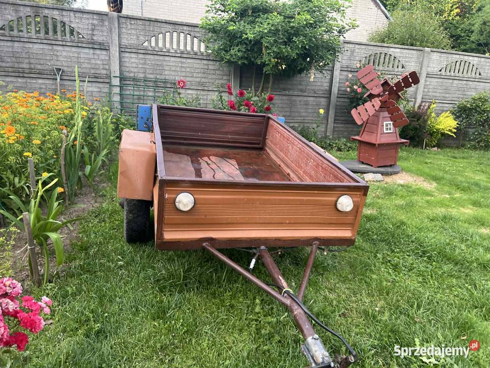 Przyczepka na RESORZE i ODBOJACH z dokumentami towarowe Ożarów
