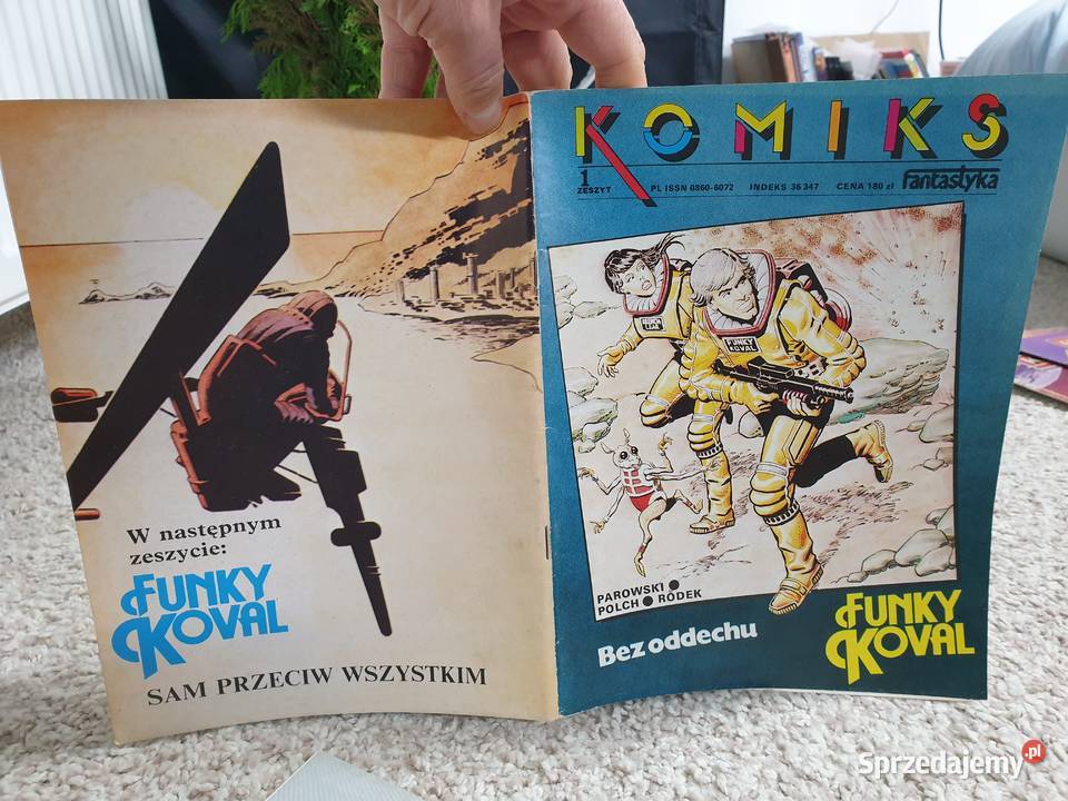Funky Koval cz1 2 i 3 Komiks Fantastyka komplet