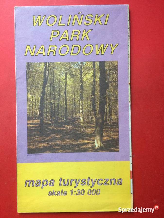 763 Woliński Park Narodowy Mapa Turystyczna Szczecin