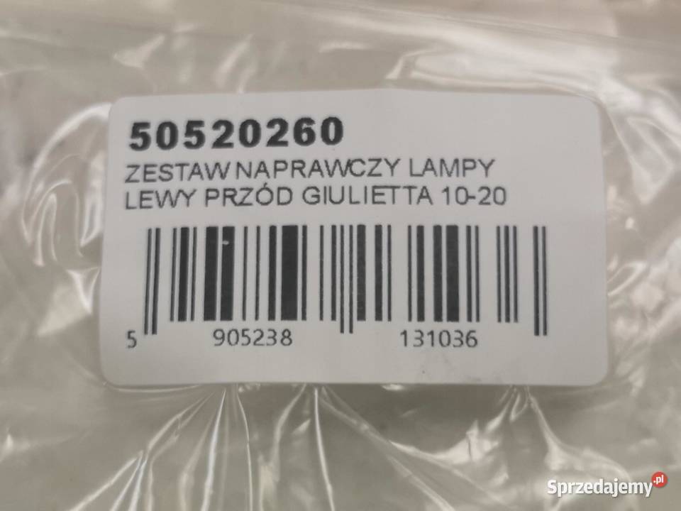 ZESTAW NAPR LAMPY PR PRZÓD ALFA ROMEO GIULIETTA