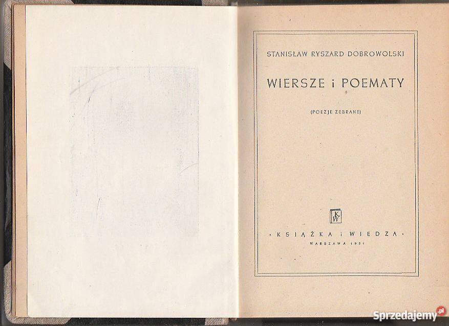 7246 WIERSZE I POEMATY STANISŁAW RYSZARD Czyrna