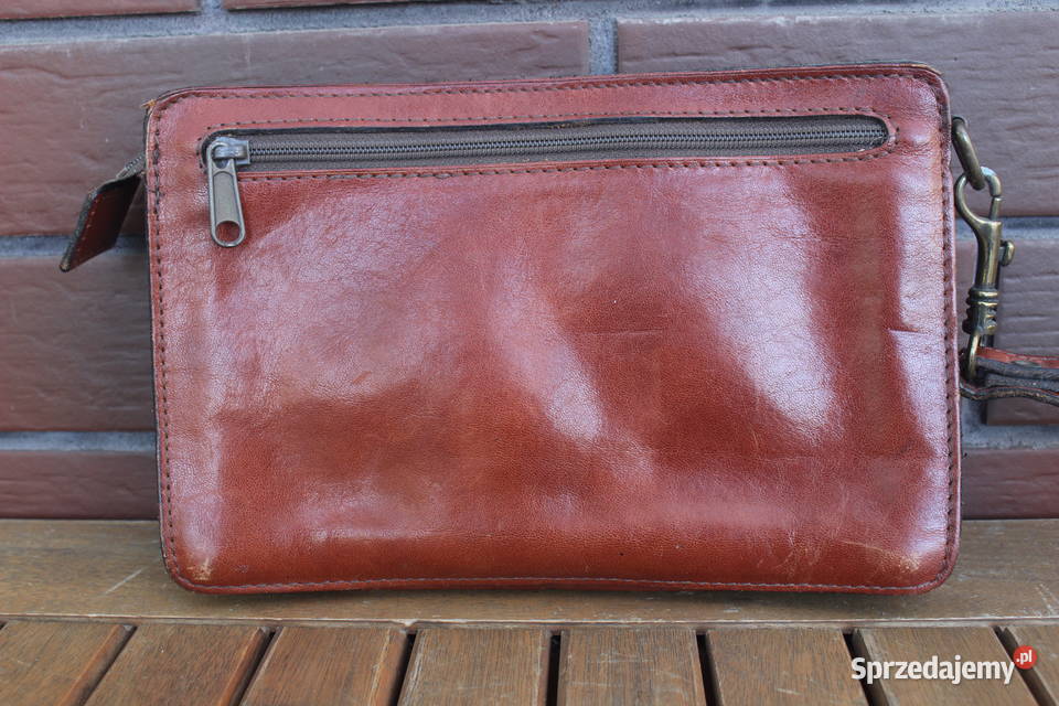saszetka skórzana Kalisz sprzedam