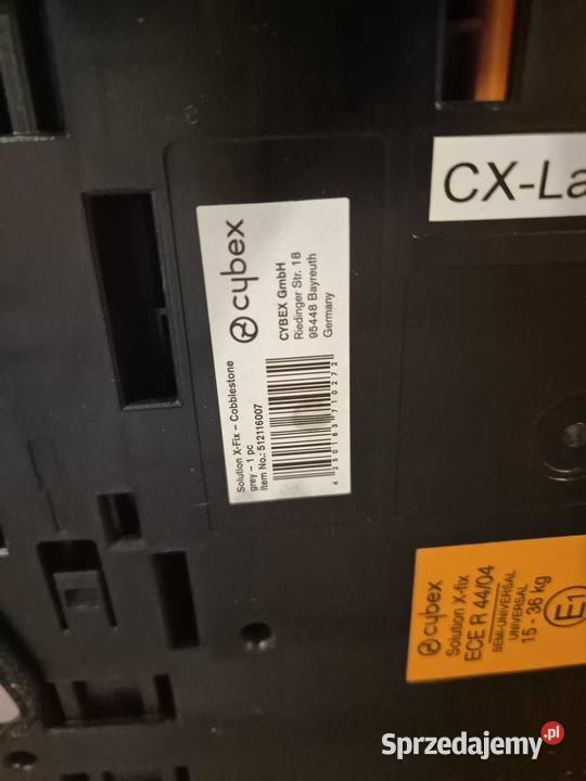 otelik Cybex SOLUTION xfix 1536 małopolskie Krzeszowice