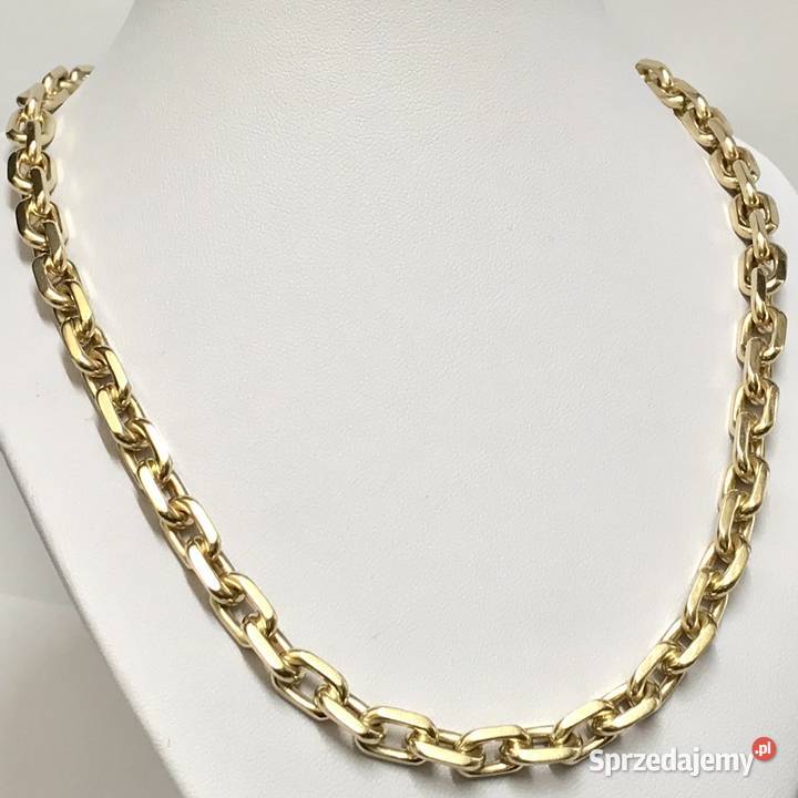Złoty ŁAŃCUSZEK męski 14K KUTY ANKIER 62 105g Warszawa