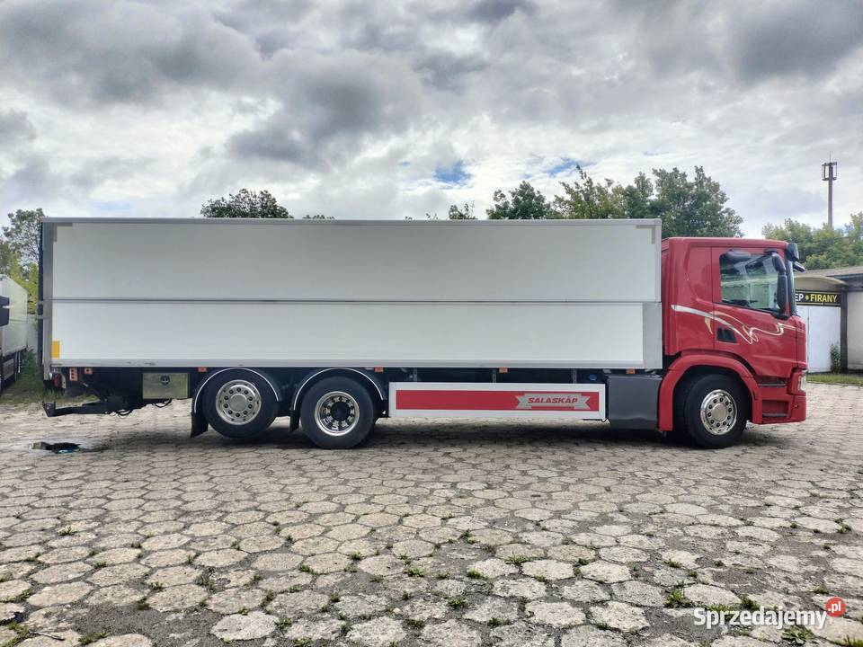 SCANIA P360 6x2 REGULOWANY KONTENER IZOTERMA kontrola trakcji Częstochowa