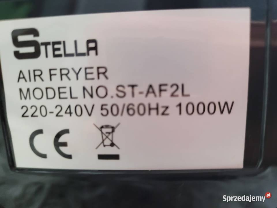 Stella STAF2L Frytkownica beztłuszczowa 2L 1000W Wiązowna