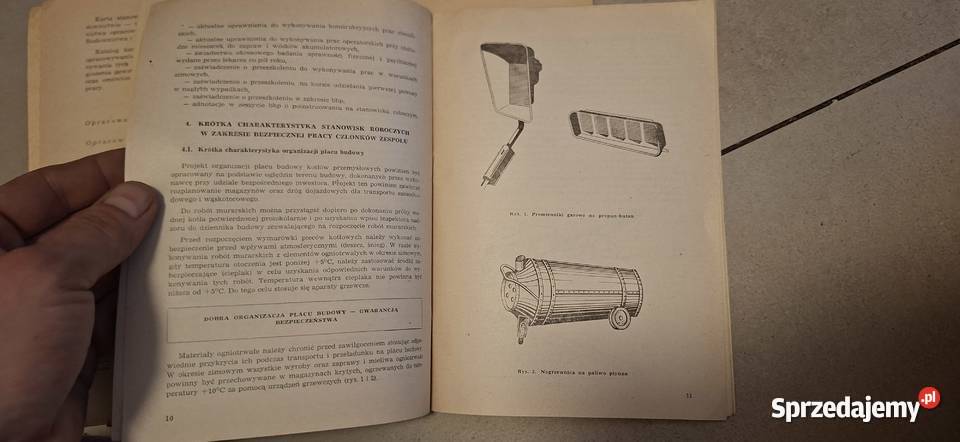 Unikat Instrukcja BHP PRL 1971 Oryginał Piła sprzedam