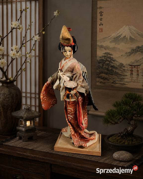 Figura Geisha Sacura Doll łódzkie Poddębice sprzedam