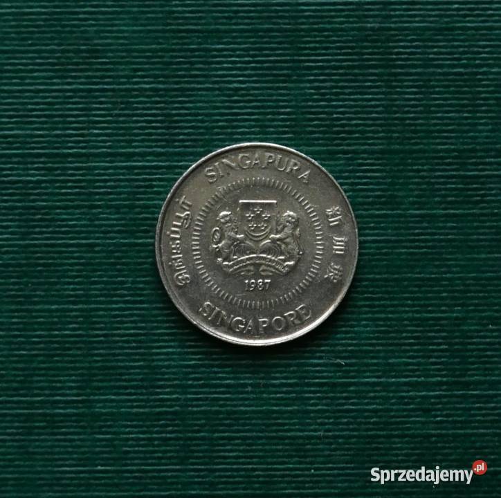 SINGAPUR 10 centów 1987r