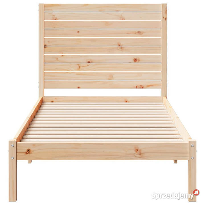 Dłuższe łóżko bez materaca lite drewno 90x220 mazowieckie Warszawa