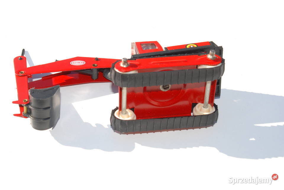 Stara zabawka koparka ładowarka metalowy MIR Cieszyn