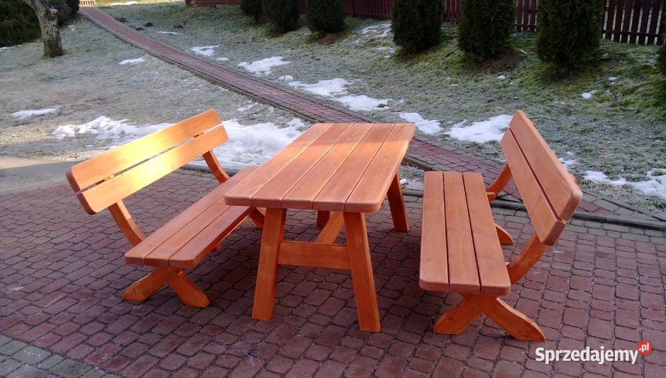 Meble ogrodowe ławki stoły komplet ogrodowy małopolskie Igołomia