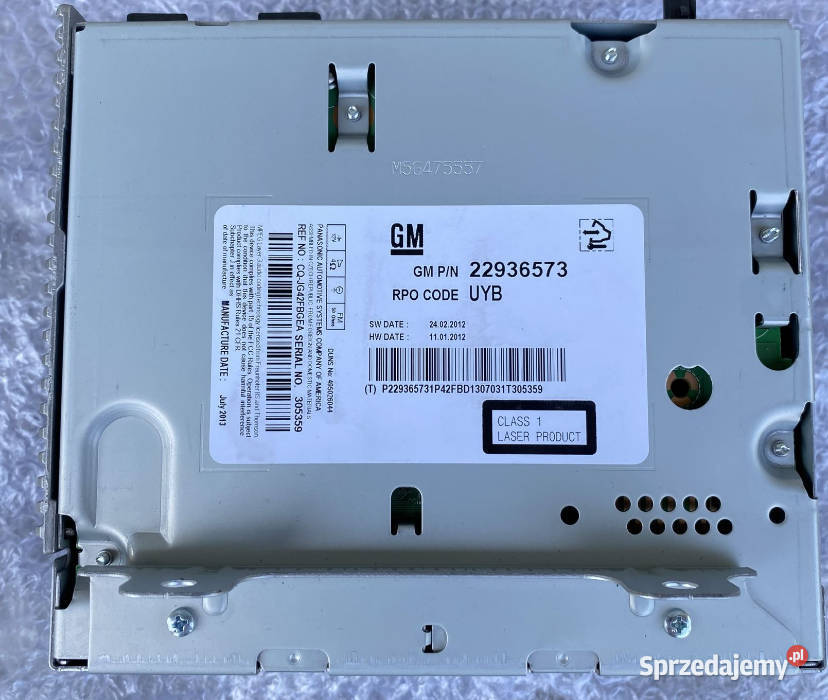 Radio CD 300 plus wyświetlacz z Astra J Pozostałe mazowieckie Sochaczew sprzedam