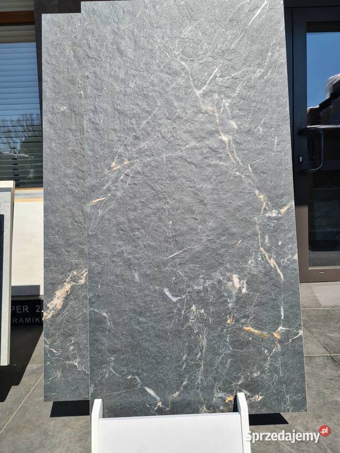 Płytki gresowe VENETO BLACK STR 598X1198 GAT 3 Płytki i fugi Opoczno