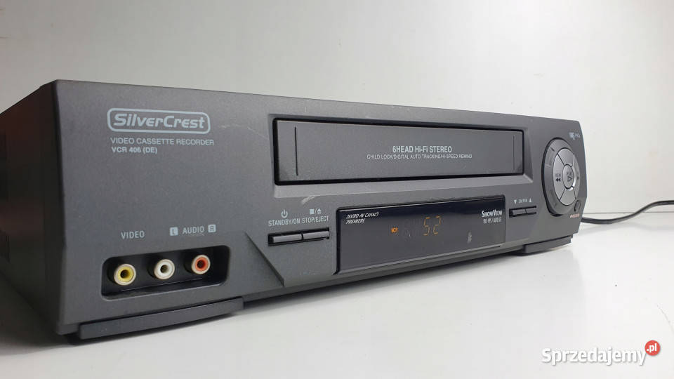 Video magnetowid SILVER CREST 6 head VHS