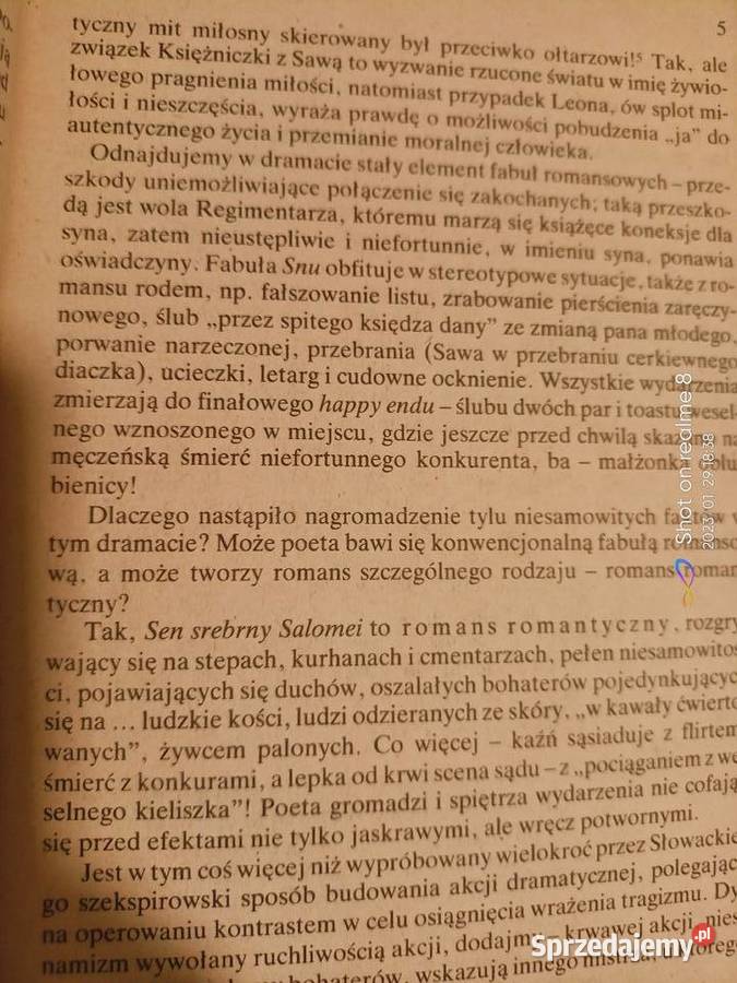 Sen Srebrny Salomei Dramaty Słowackiego Książki Prezenty Warszawa Sprzedajemypl 4509