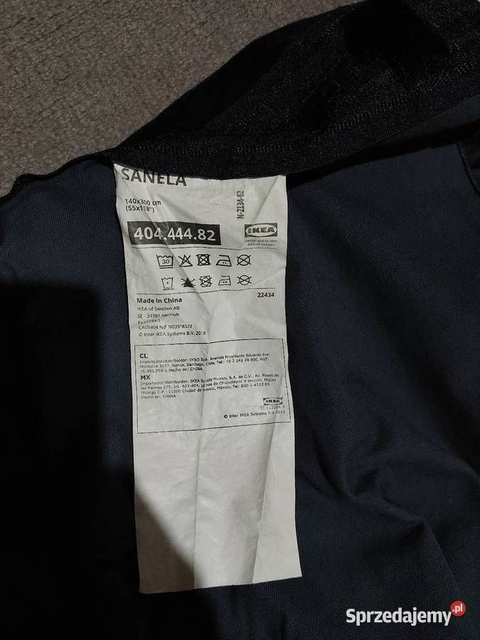 Zasłona Ikea x2 Zasłony Zasłony wielkopolskie Krobia