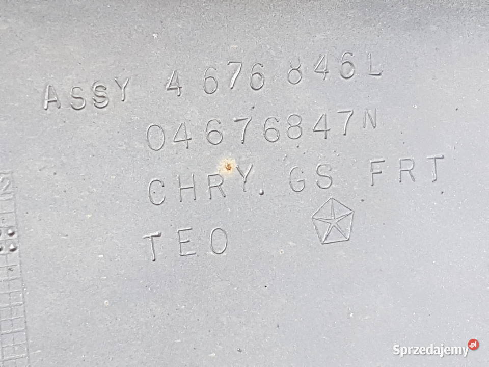 CHRYSLER VOYAGER III 2002 ZDERZAK PRZOD 4676546L Turek