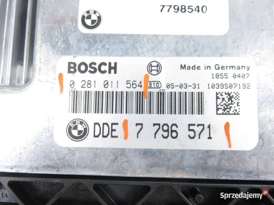 STEROWNIK BMW X3 E83 20 d 0281011564 7796571