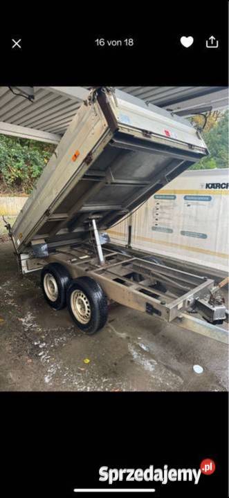 Przyczepa wywrotka Kipper na tył wywrotki podlaskie Białystok sprzedam