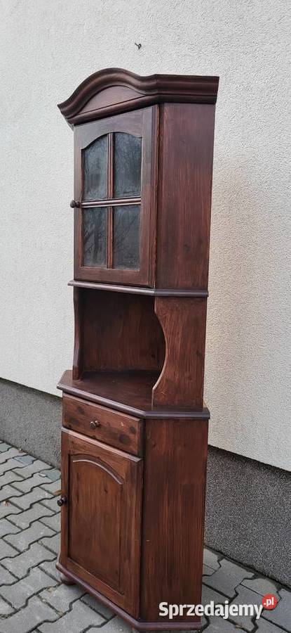 Szafka narożna drewniana Wrocław