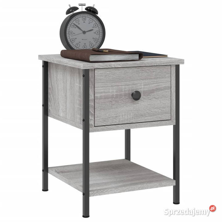 Stoliki nocne 2 szary dąb sonoma 34x355x45 Nocne
