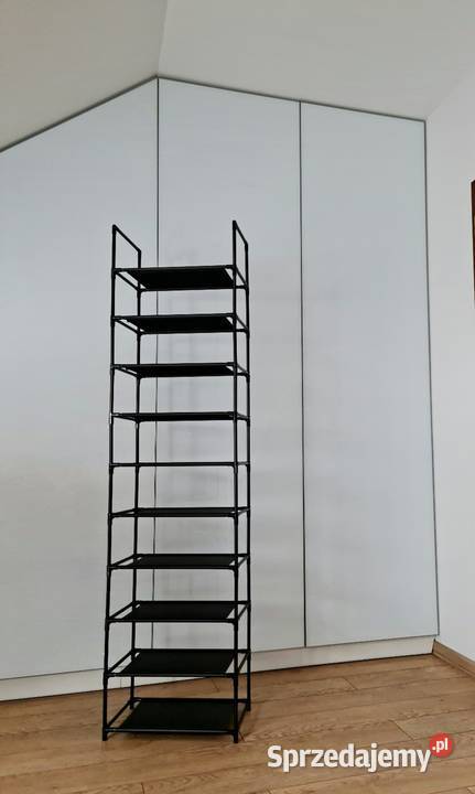 POJEMNY Regał Na Buty Rzeczy 170 czarny 10 Ostrów Wielkopolski