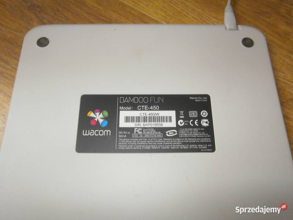 Tablet graficzny BAMBOO FUN CTE450 WACOM sprawny Łódź