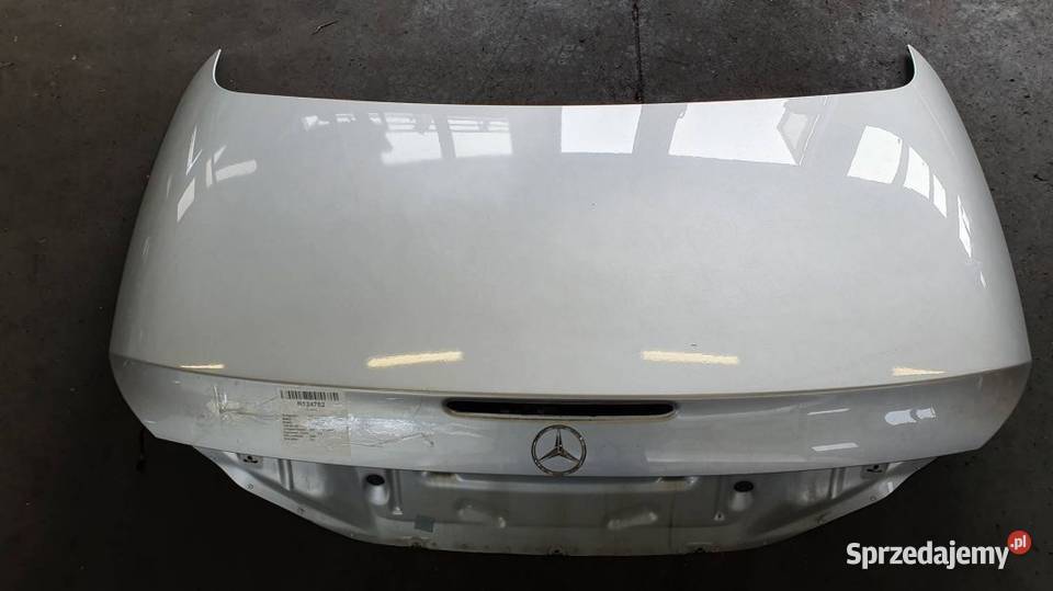 KLAPA TYŁ TYLNA SREBRNA C744 744 MERCEDES SL 350 Lipno