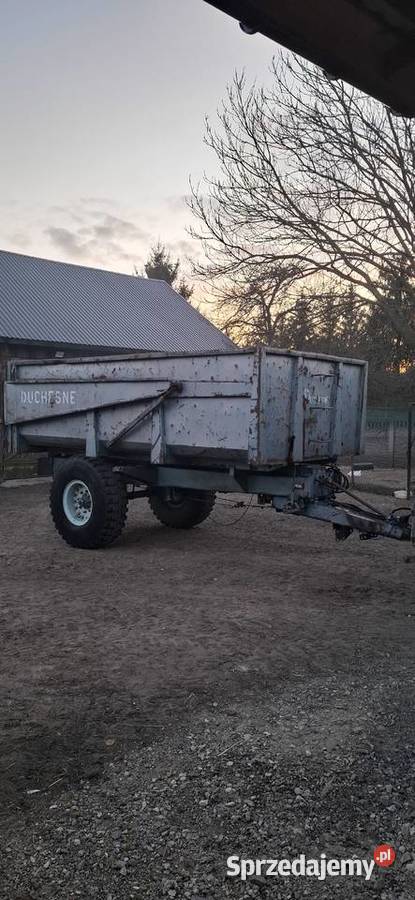 Przyczepa skorupa jednoosiowa 8t duchesne lubelskie sprzedam