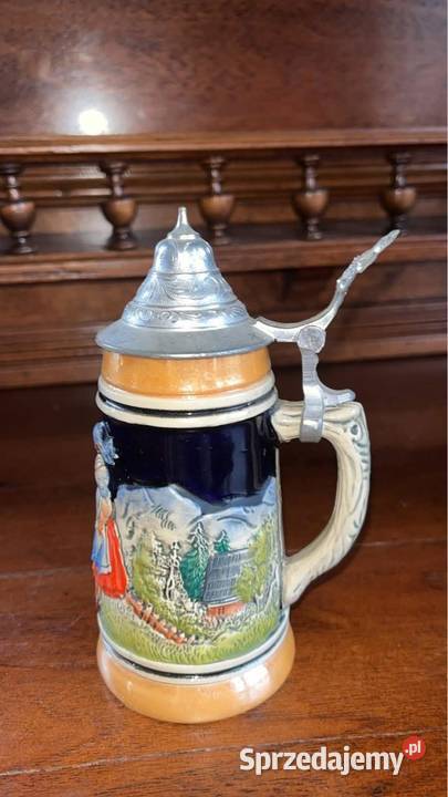 Kufel Western Germany Para tańcząca na łące O Antyki, Sztuka, Kolekcje Gdańsk