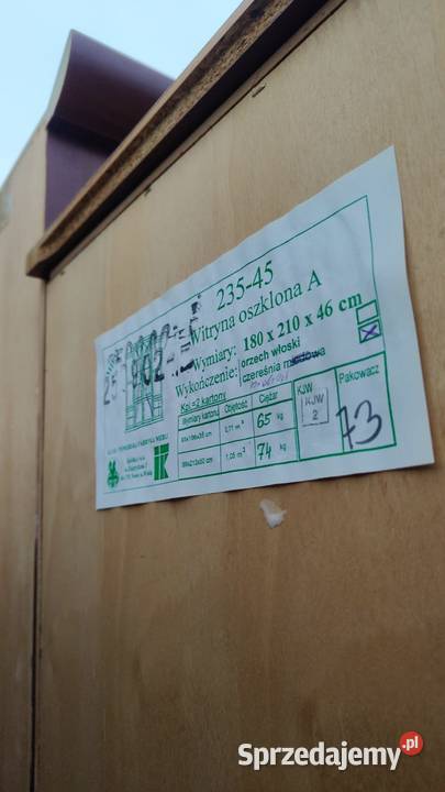 Kredens Klose Milo witryna duża elegancka mazowieckie Warszawa