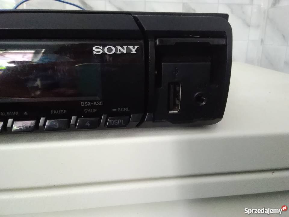 Cyfrowe radio samochodowe SONY dsxa30 Burgrabice