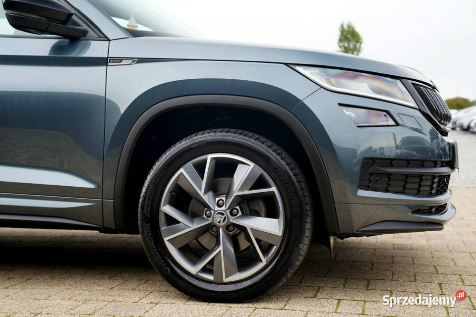 koda Kodiaq SPORTLINE acc kamera FUL LED skóra szary Otmuchów