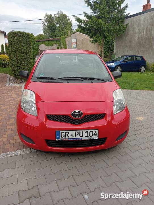 Toyota Yaris 13 101 2009r Stan benzyna śląskie Częstochowa