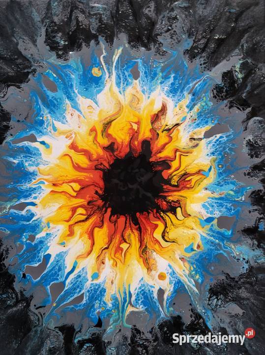 Obraz akrylowy ręcznie malowany Kępno sprzedam