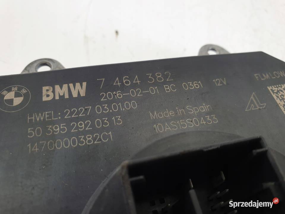 BMW G30 G31 PRZETWORNICA MODUŁ 7464382 FULL LED osobowe Rudka sprzedam