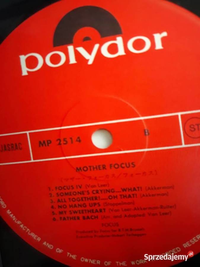 Archiwum prog rocka FOCUS Mother Focus 1975JAPAN Rzeszów