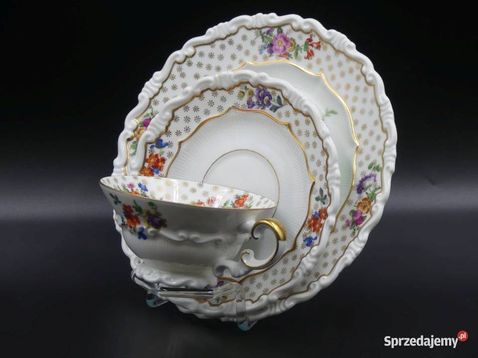 Komplet śniadaniowy Sorau Żary stan niemal Poznań