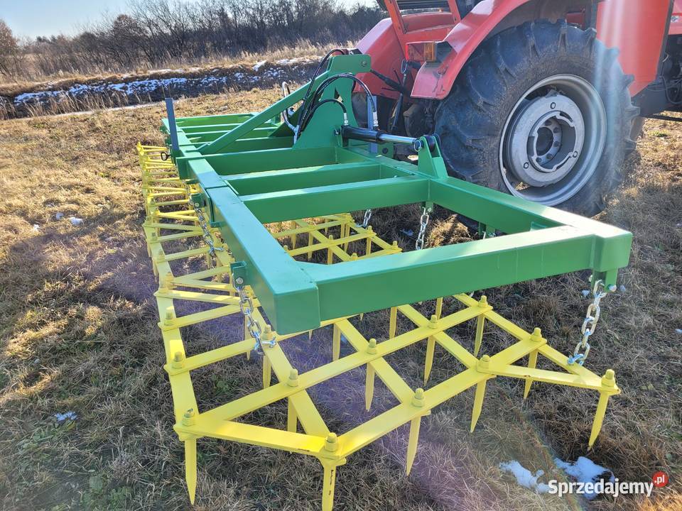 Brona polowa CIĘŻKA HYDRAULICZNIE składana ząb20 Bychawa