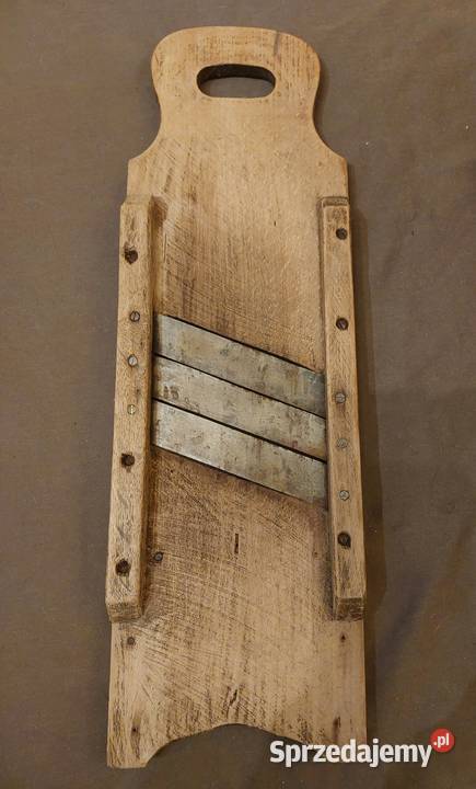 Stara drewniana szatkownica tarka do kapusty dolnośląskie Wrocław