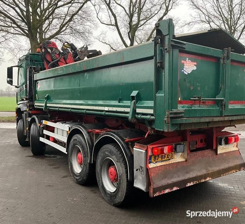 4 osiowa wywrotka 8x8 z dzwigiem Mercedes 12214cm3 Warszawa