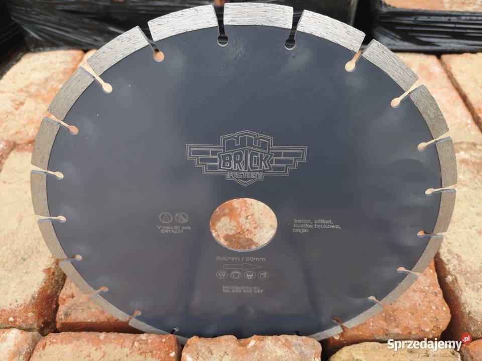 Tarcza diamentowa do betonu kostki cegły 300 mm dolnośląskie Chojnów