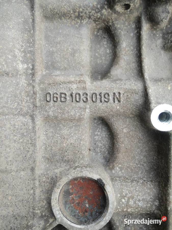 Blok silnika 06B103019N wał korbowy 4DA50859 osobowe Krośniewice
