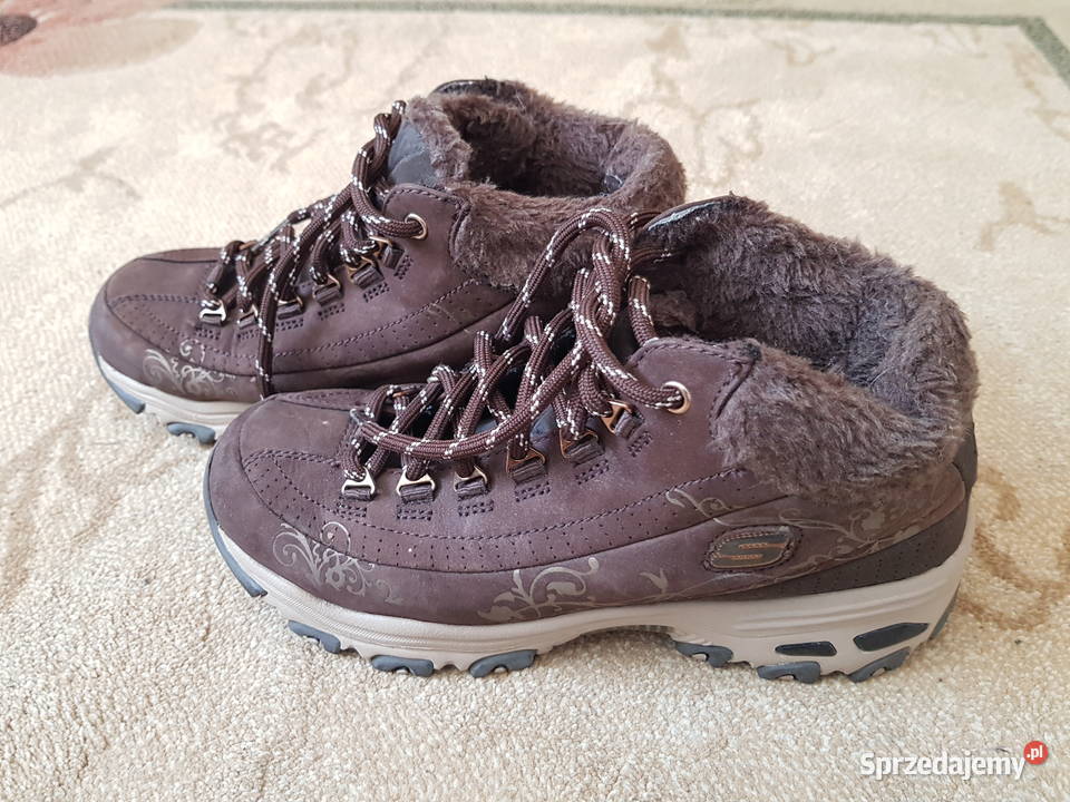 Buty dziecięce zimowe ocieplane Skechers rozmiar